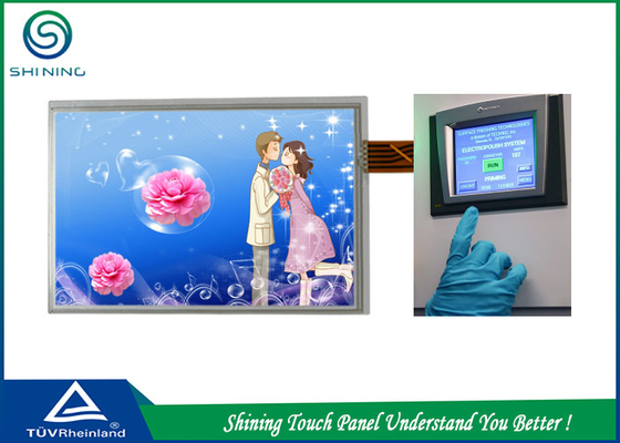 China Large LCD Touch Panel High Sensitivity / Five Wire Resistive Touch Screen supplier