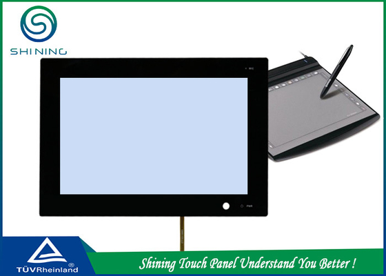 China Black Frame 7 Inch 4 Wire Resistive Touch Screen Panel For Office Device supplier