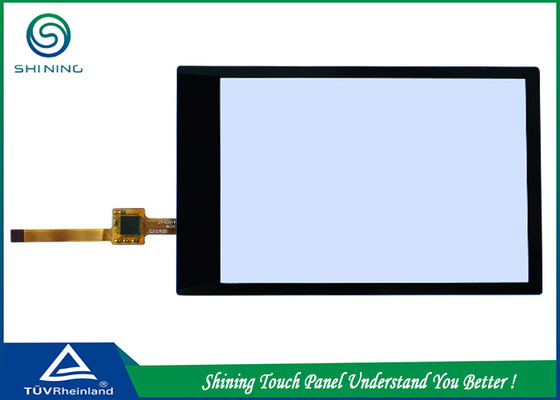 China Small Capacitive LCD Touch Screen Panel USB Black Frame Anti Glare Glass supplier