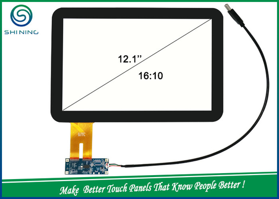 China Ratio 16 To 10 Capacitive Touch Screen 12.1'' With ILI 2302 IC USB Driving Board supplier