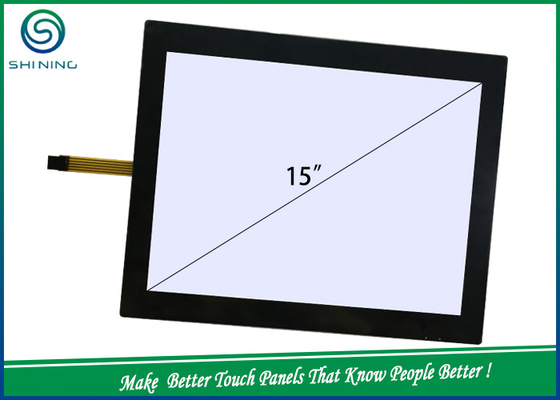 China 15'' TP 5 Wire Resistive Touch Panel / Touch Screen With ITO Film To ITO Glass Layers supplier