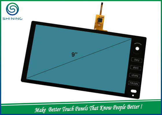 China 9'' IIC PCT / PCAP Projected Capacitive Touch Panel COF Type For Navigation Device supplier