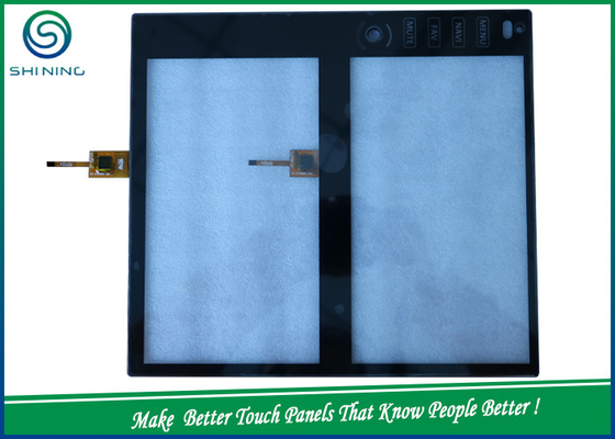 China 9'' Touch Panel 2 Pieces Sensor Glass With 1 Piece Cover Glass COF Two In One Type supplier