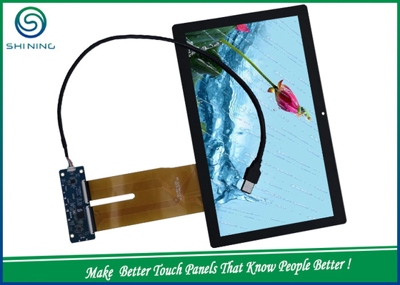 China COB Type Capacitive Touch Screen ITO Sensor Glass To Cover Glass Structure supplier