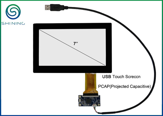 China 7 Inch Capacitive Touch Panel Cover Glass To ITO Glass with USB Interface supplier