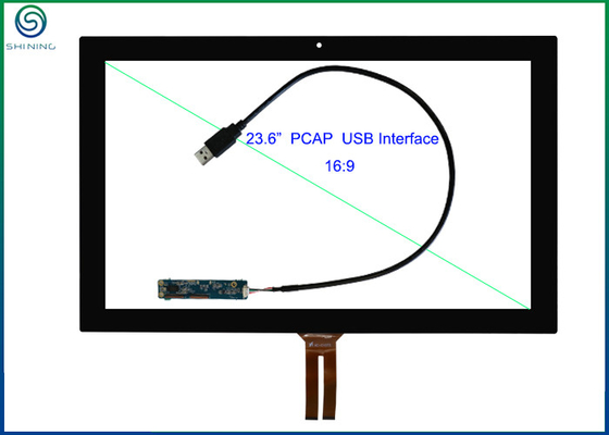 China USB Interface Capacitive Touch Panel 16:9 COB Type ILITEK 2302 Controller supplier