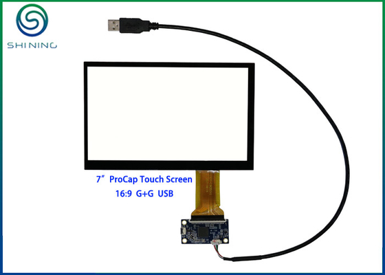 China 7&quot; Industrial Touch Screen With USB Interface For Innolux AT070TN92, AT070TN93, AT070TN94 supplier
