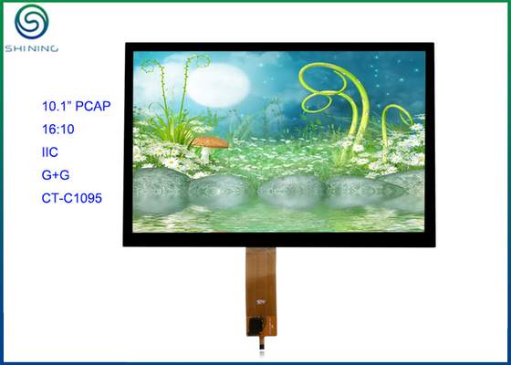 China 10.1'' IIC PCT / PCAP Projected Capacitive Touch Screen COF Type For Touch Kiosks supplier
