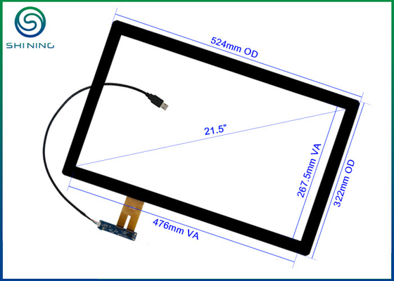 China 21.5&quot; 16:9 USB Capacitive Touch Screen Supplied by Custom Touchscreen Manufacturer supplier