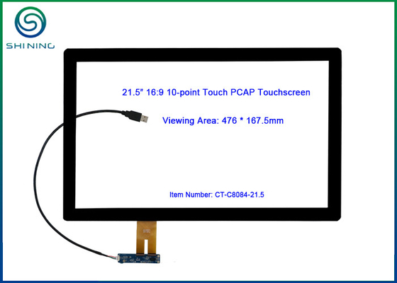 China Custom USB Touch Screen For PC With 3mm Front Glass / Industrial Touch Panel supplier