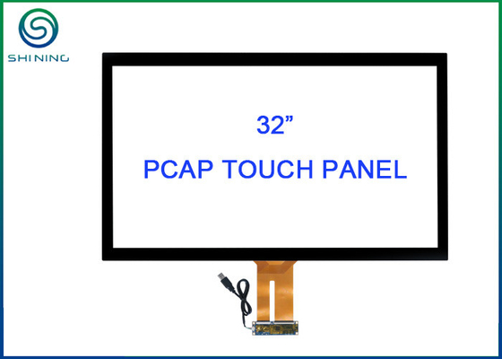 China 32 Inch USB Touch Screen Sensor Bonded Strengthened Cover Glass For Vending Machines supplier