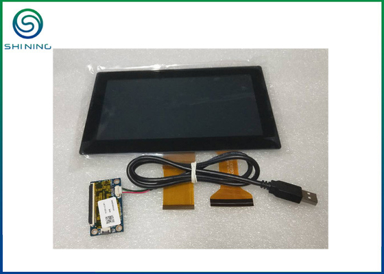 China 7 Inch 800x480 (1024x600) Wide Operating Temperature TFT-LCD With USB interface PCAP Touch Glass supplier