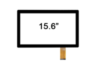 Capacitive 15.6 Inch Anti Glare Touch Screen Glass Monitor 10 Point For Computer