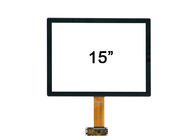 IK08 15 Inch Thick Glass Touch Screen Projected Capacitive With 5mm Cover Glass