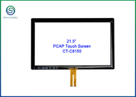 Capacitive PCAP Touch Screen Overlay 21.5 Inch USB Interface 16:9 Aspect Ratio