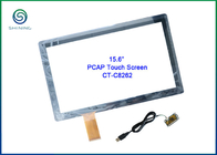 15.6 Inch PCAP Touchscreens Projected Capacitive With Strengthened Cover Glass