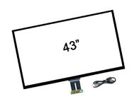 43 Inch Multi Touch PCAP Touch Screen Sensor Strengthened cover glass