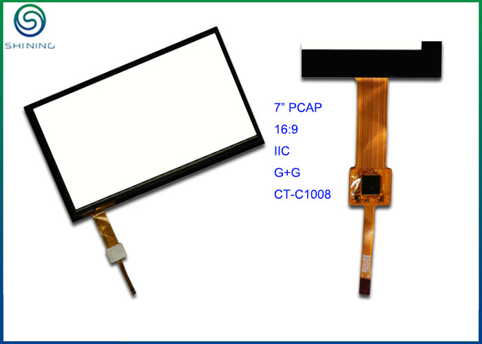 IIC Interface 7 Inch PCAP Touch Display Screen Panel Projected Capacitive