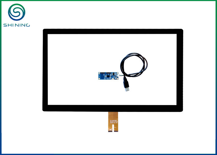 21.5 Inch PCAP Touch Screen Panel Overlay With Front Glass USB Interface