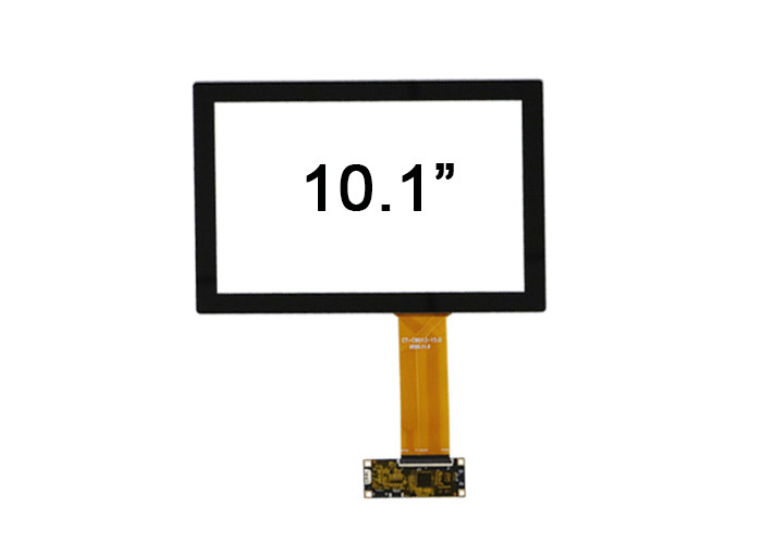 10.1 Inch PCAP Capacitive Touch Screen Overlay With 1.1mm Tempered Glass